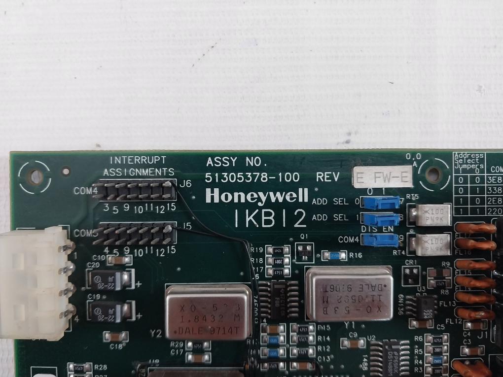 Honeywell 51305378-100 Ikbi2 Printer Interface Board 94V-0 Rev E