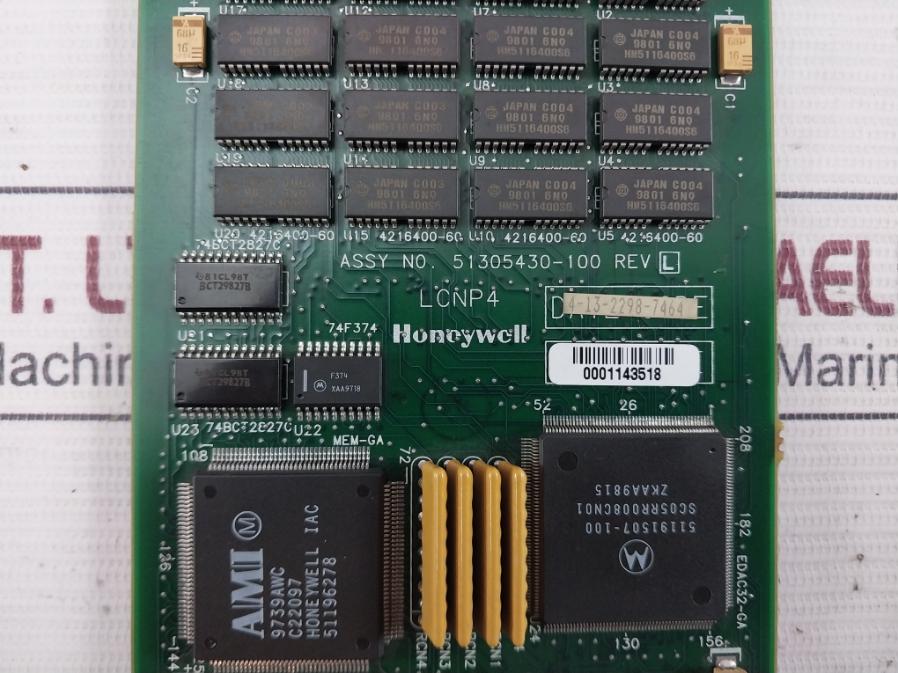 Honeywell 51305430-100 Lcnp4 Control Network Process Board