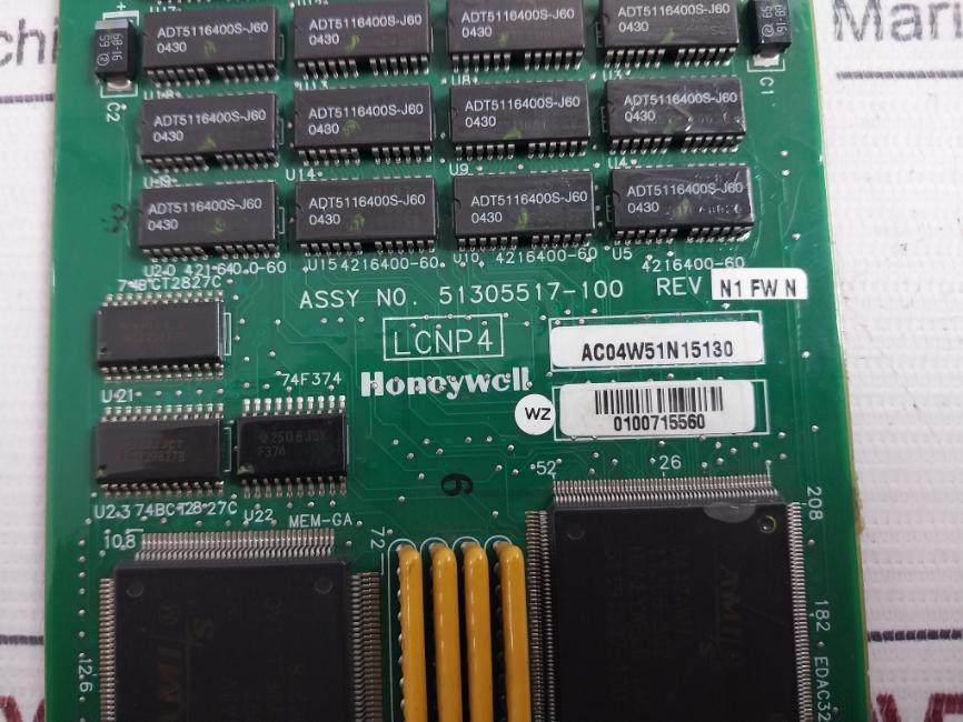 Honeywell 51305517-100 Control Network Process Board Rev. A