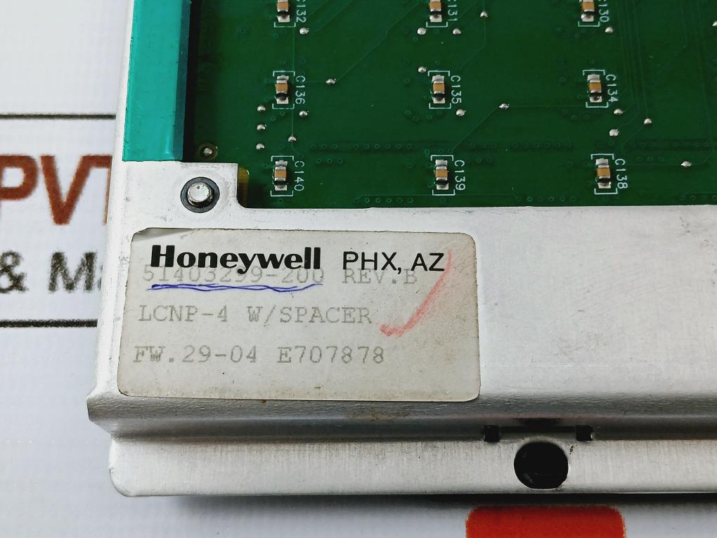 Honeywell 51305517-100 Lcnp-4 W/spacer Printed Circuit Board 51403299-200 Rev B