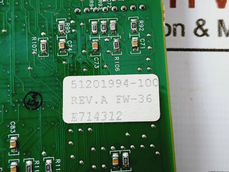 Honeywell 51305517-100 Printed Circuit Board 51201994-100 Rev. A