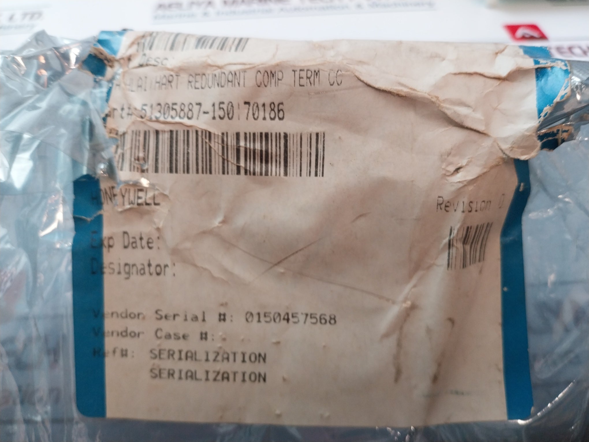 Honeywell 51305887-150 High Level Analog Input Board W/Hart Mc-taih14