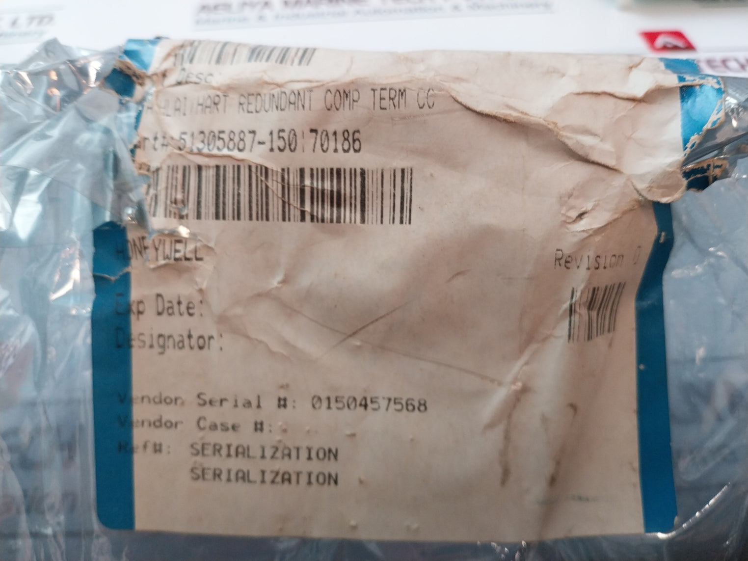 Honeywell 51305887-150 High Level Analog Input Board W/Hart Mc-taih14