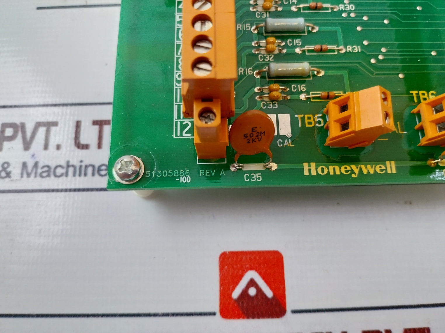 Honeywell 51305887-150 High Level Analog Input Board W/Hart Mc-taih14