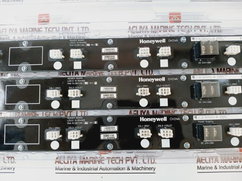 Honeywell 51307186-275 Header Board Pwb 51307185-100, D/C: Br22W32-e6431