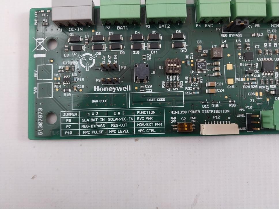 Honeywell 51307972-106 Miwi350 Power Distribution Module Rev A