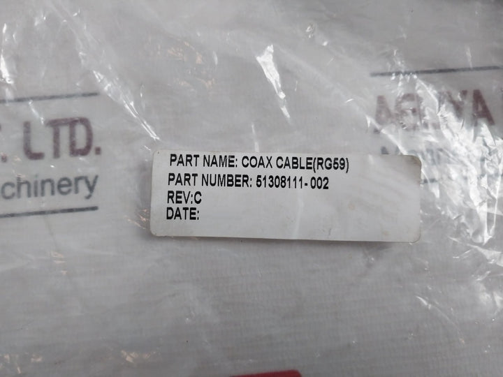 Honeywell 51308111-002 Coax Security Cable Set Rev C 20 Awg