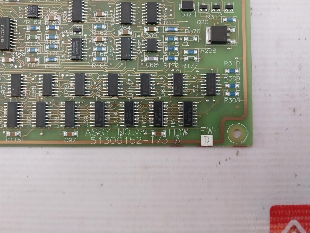 Honeywell 51309152-175 Output Module Board Rev: A Hdw: A Fw: D 51309151 94V-0