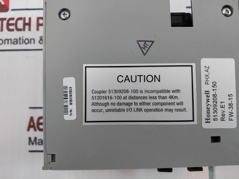 Honeywell 51309208-150 Fiber Optic Coupler Module Rev.E1 Fw-38-15