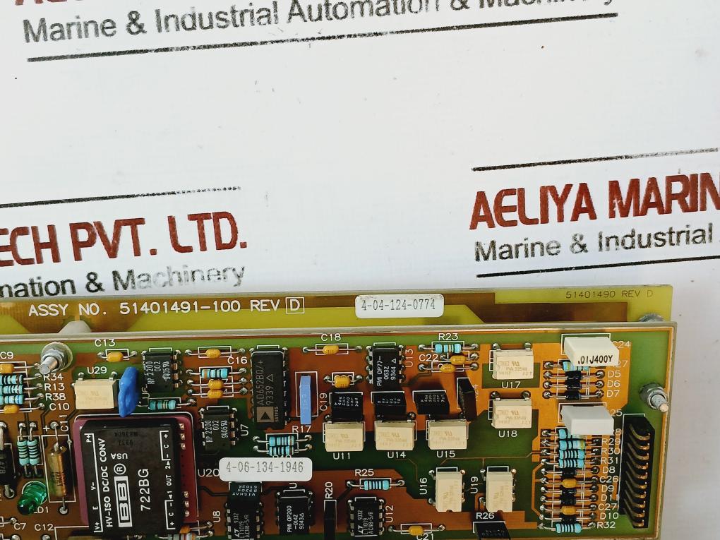 Honeywell 51309218-125 Analog Input Tc Mux/Filter 250 Volts Ac