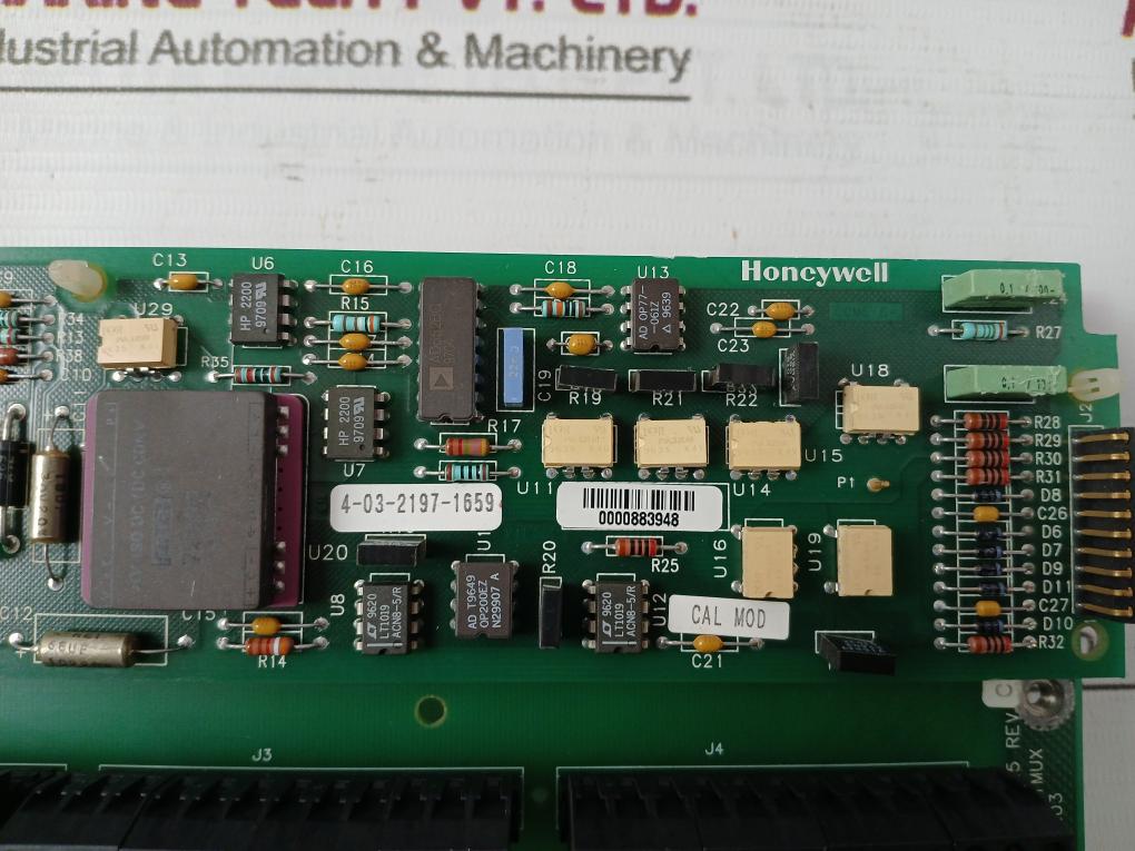 Honeywell 51309218-125 Rtd Low Level Analog Input Mux Pcb Module Mu-tamr03 Rev:C