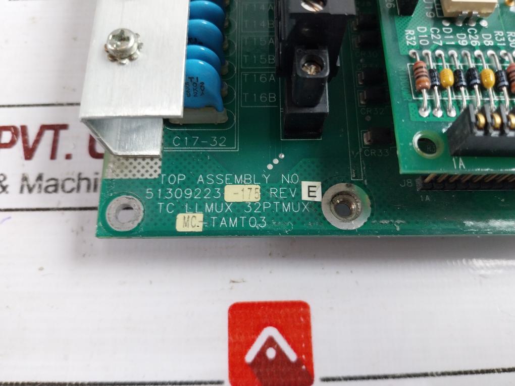 Honeywell 51309221-100 Low Level Analog Input Multiplexer Rev.e Tc Llmux 32ptmu