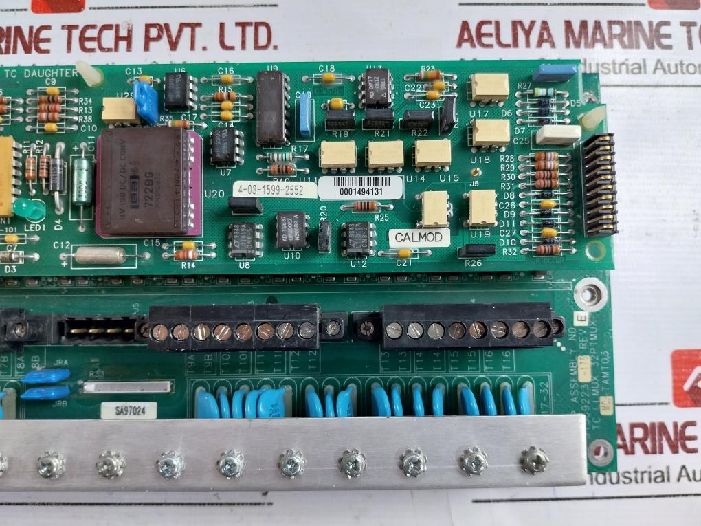 Honeywell 51309221-100 Low Level Analog Input Multiplexer Rev.e Tc Llmux 32ptmu