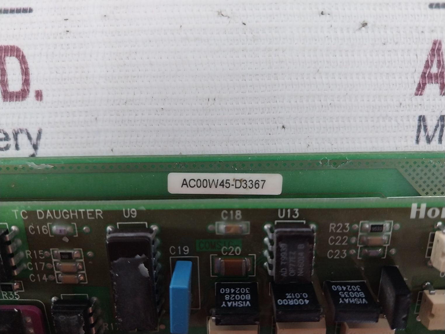 Honeywell 51309223-175 Low Level Analog Mux Module Rev D Ac00W45-d3367