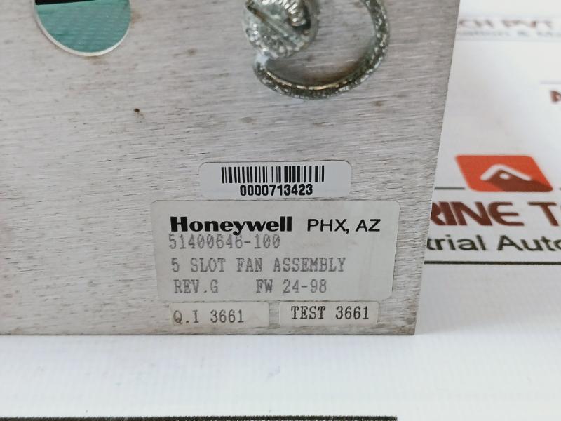 Honeywell 51400646-100 5 Slot Fan Assembly Rev G Md24B7X 51400764-100 J 94V-0