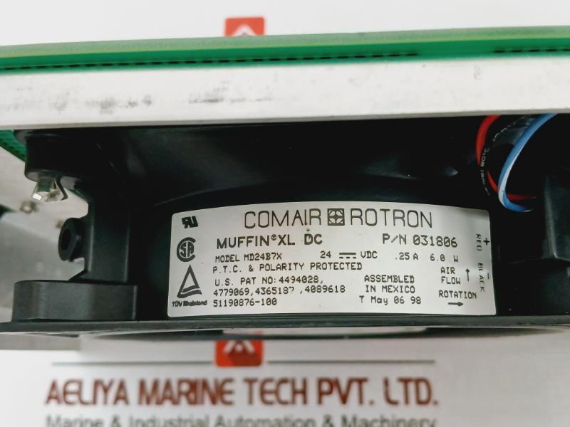 Honeywell 51400646-100 5 Slot Fan Assembly Rev G Md24B7X 51400764-100 J 94V-0