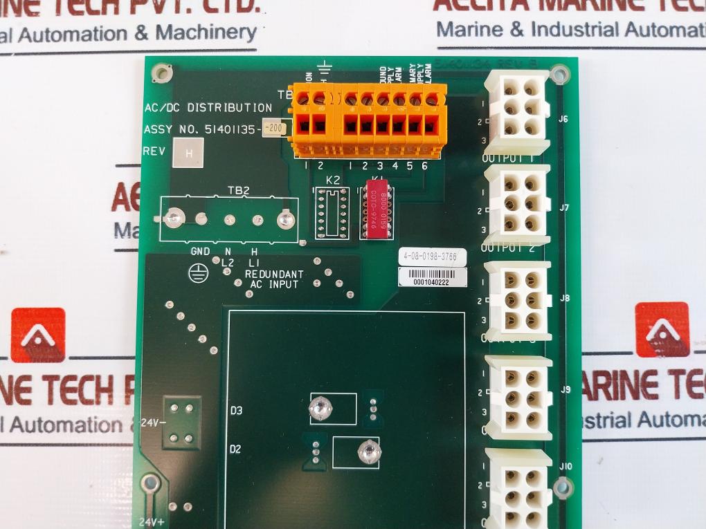 Honeywell 51401134-100 Ac/Dc Distribution Board 51401135-200