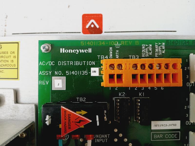 Honeywell 51401134-100 Ac/dc Power Distribution Module Rev. B