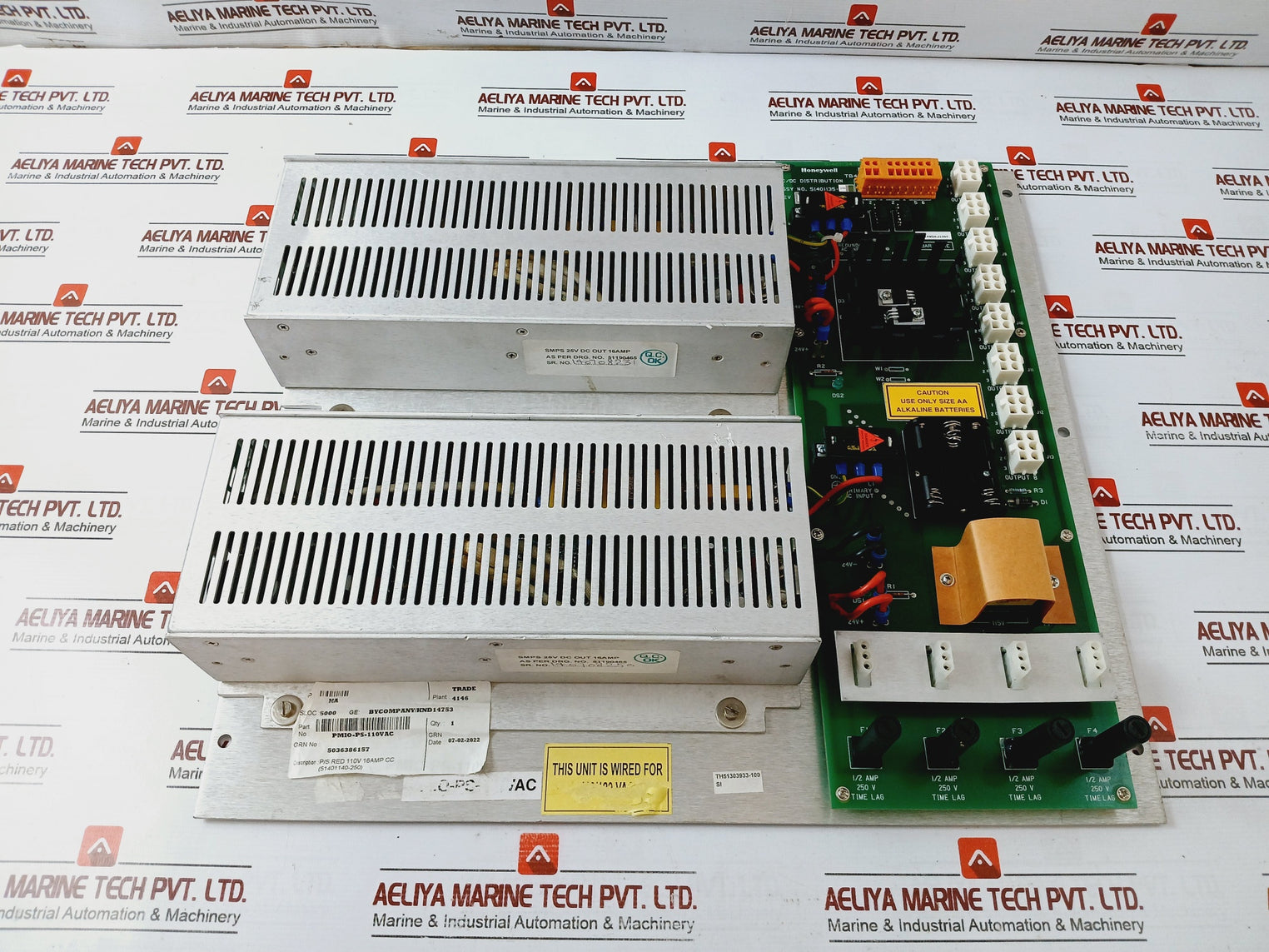 Honeywell 51401135-150 Ac/Dc Distribution Power System Rev J Pmio-ps-110Vac