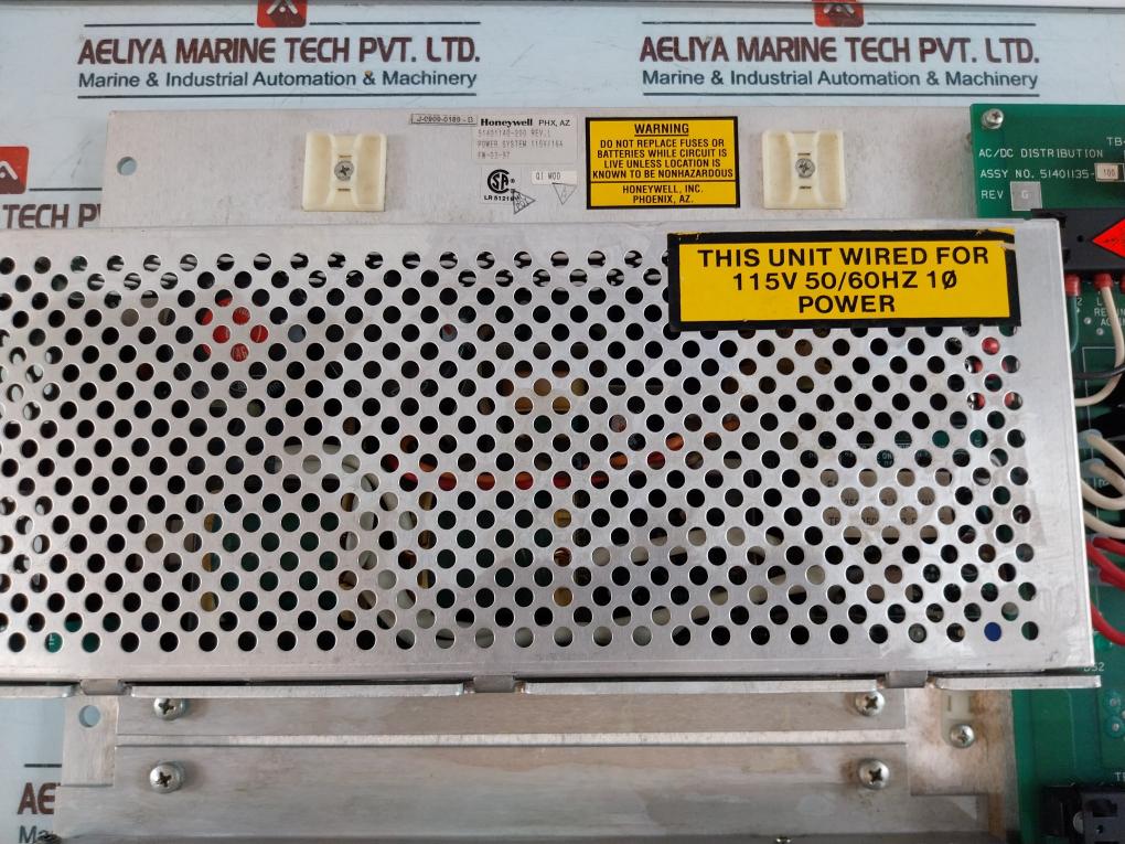 Honeywell 51401140-200 Power System With Ac/Dc Distribution Board 51401135-100