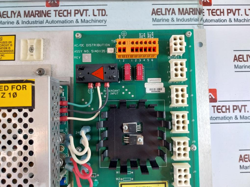 Honeywell 51401140-200 Power System With Ac/Dc Distribution Board 51401135-100