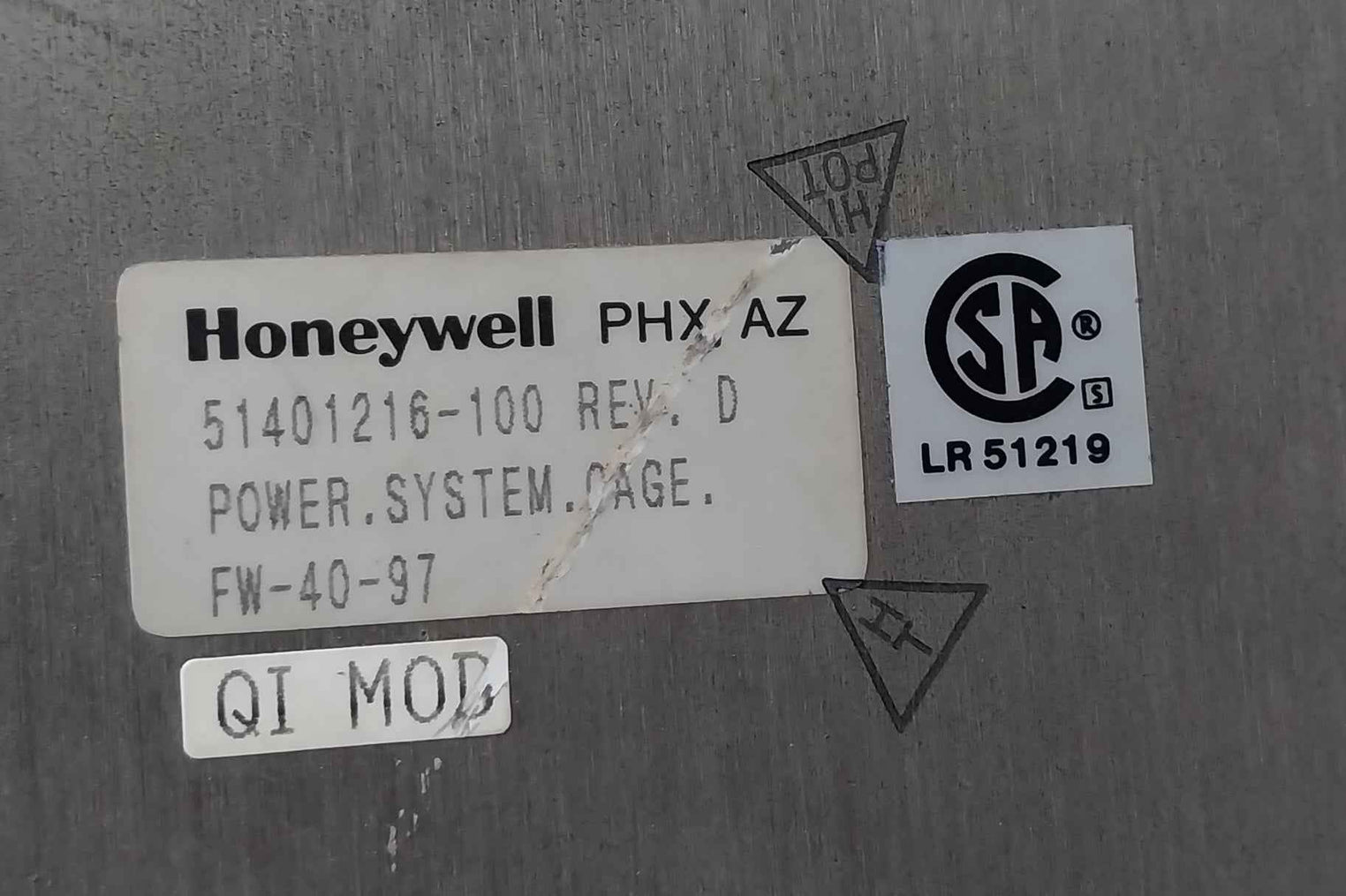 Honeywell 51401216-100 Cherokee Power System Assembly Rev. D 100-240 Vac 550W