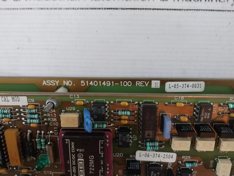 Honeywell 51401491-100 Analog Input Module Tc Mux/Filter Mu-tamt02 Rev: D