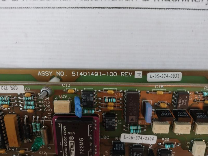 Honeywell 51401491-100 Analog Input Module Tc Mux/Filter Mu-tamt02 Rev: D