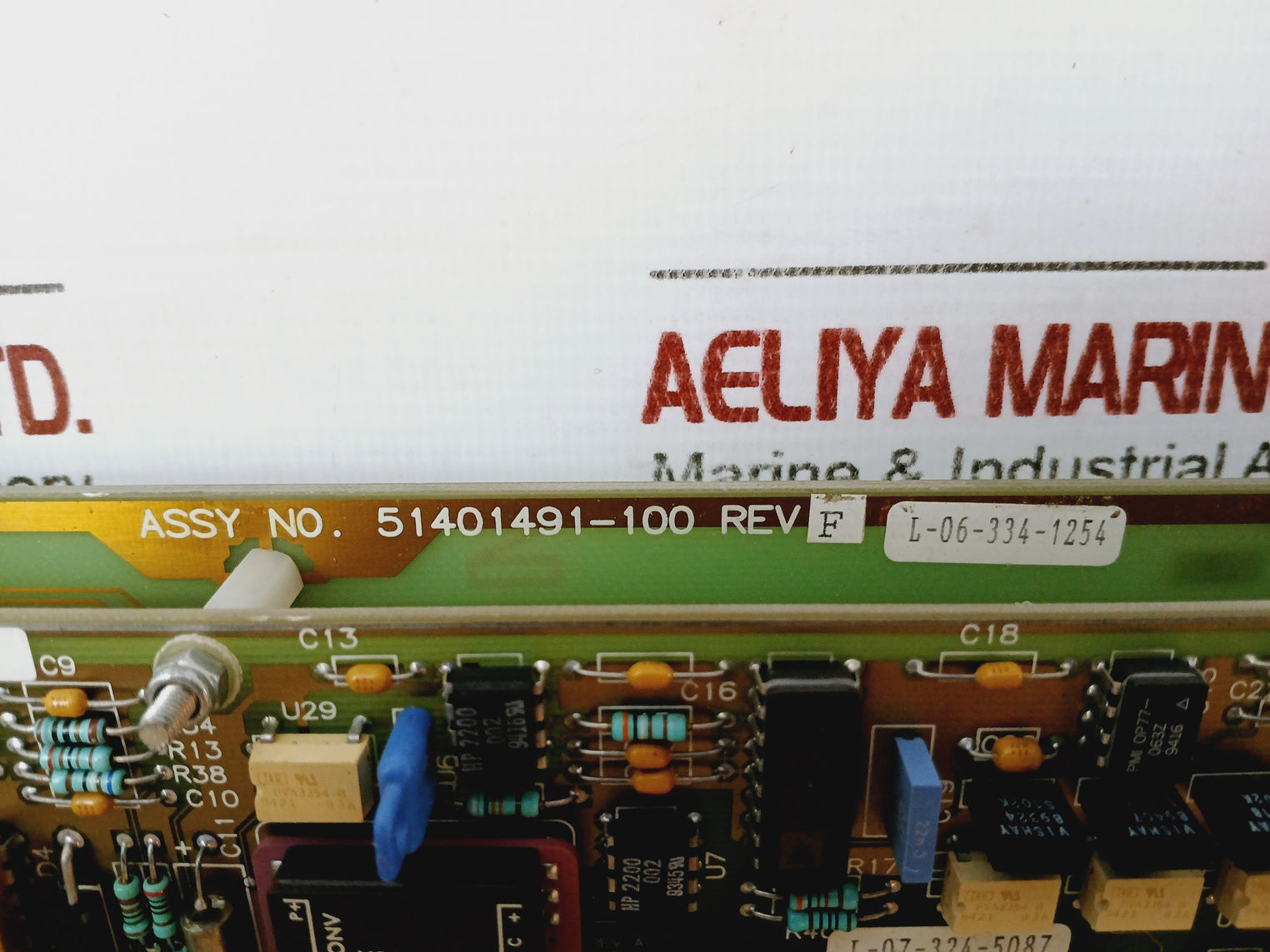 Honeywell 51401491-100 Llmux Fta Analog Input Module Tc Mux Rev F 51401490-100