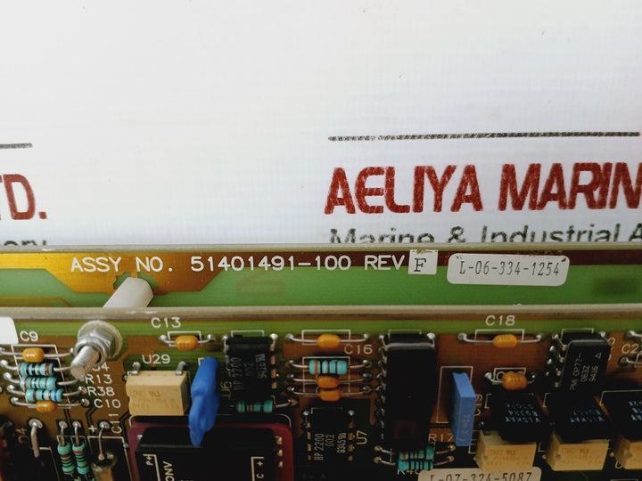 Honeywell 51401491-100 Llmux Fta Analog Input Module Tc Mux Rev F 51401490-100
