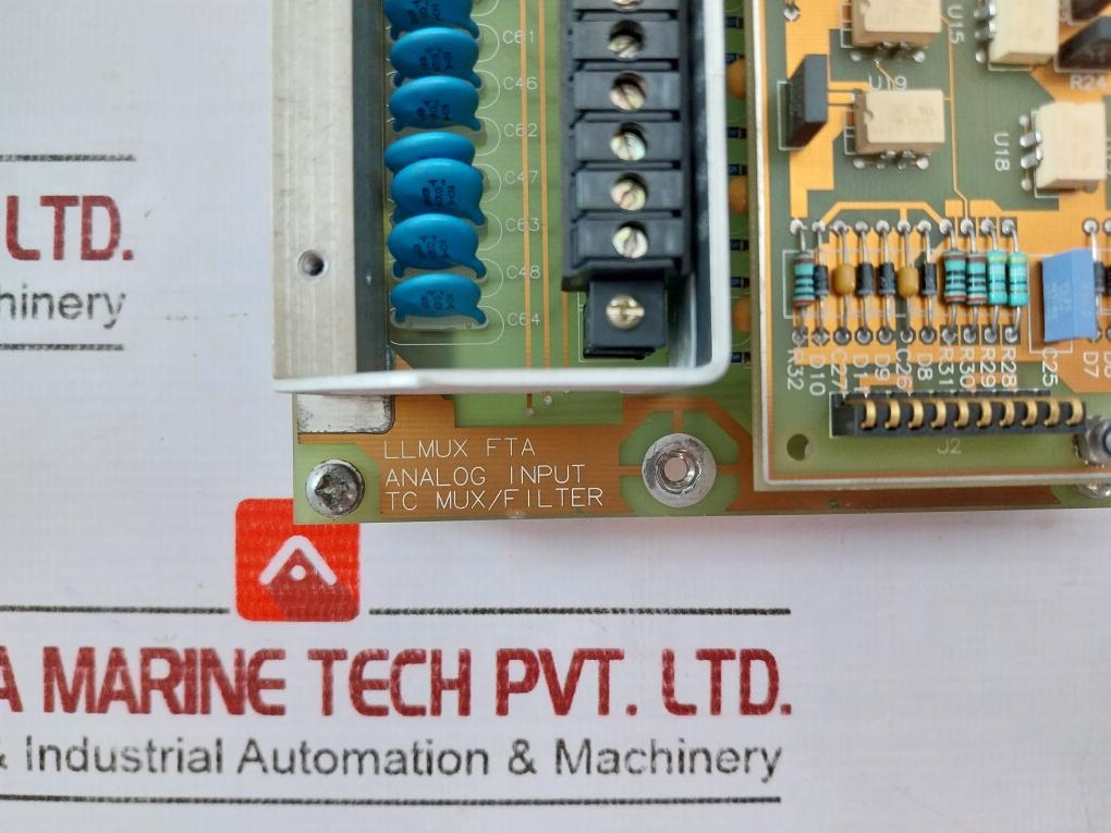 Honeywell 51401491-100 Low Level Analog Tc Mux/Filter Rev F/E 51304414-100A 250V