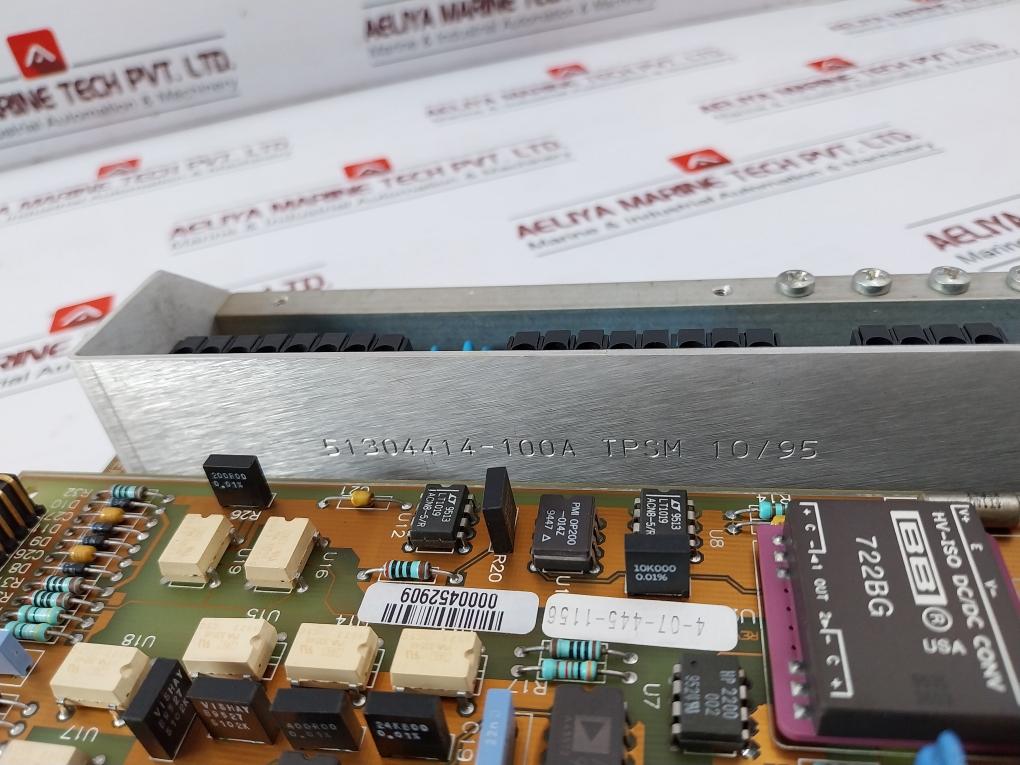 Honeywell 51401491-100 Low Level Analog Tc Mux/Filter Rev F/E 51304414-100A 250V