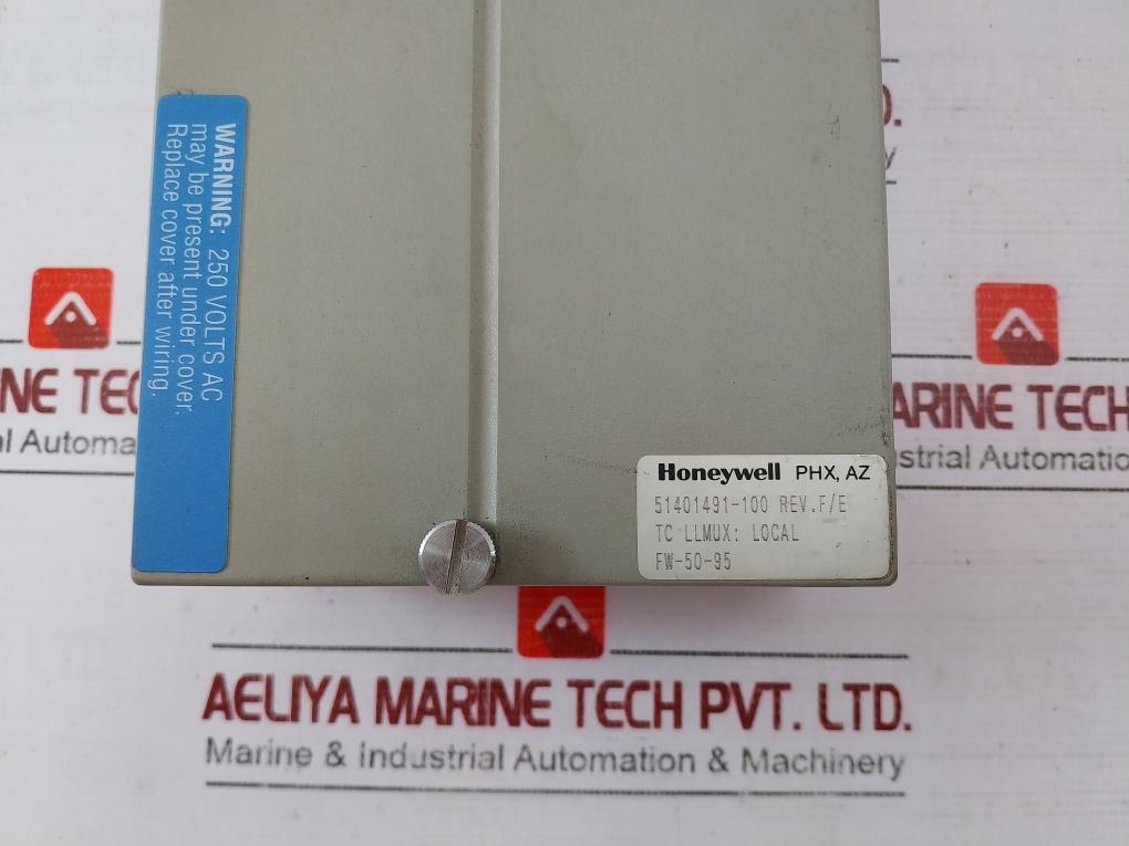 Honeywell 51401491-100 Low Level Analog Tc Mux/Filter Rev F/E 51304414-100A 250V