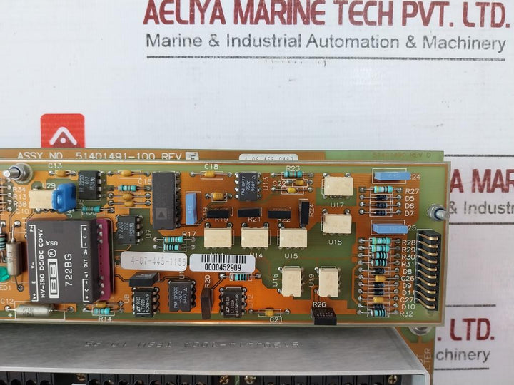 Honeywell 51401491-100 Low Level Analog Tc Mux/Filter Rev F/E 51304414-100A 250V