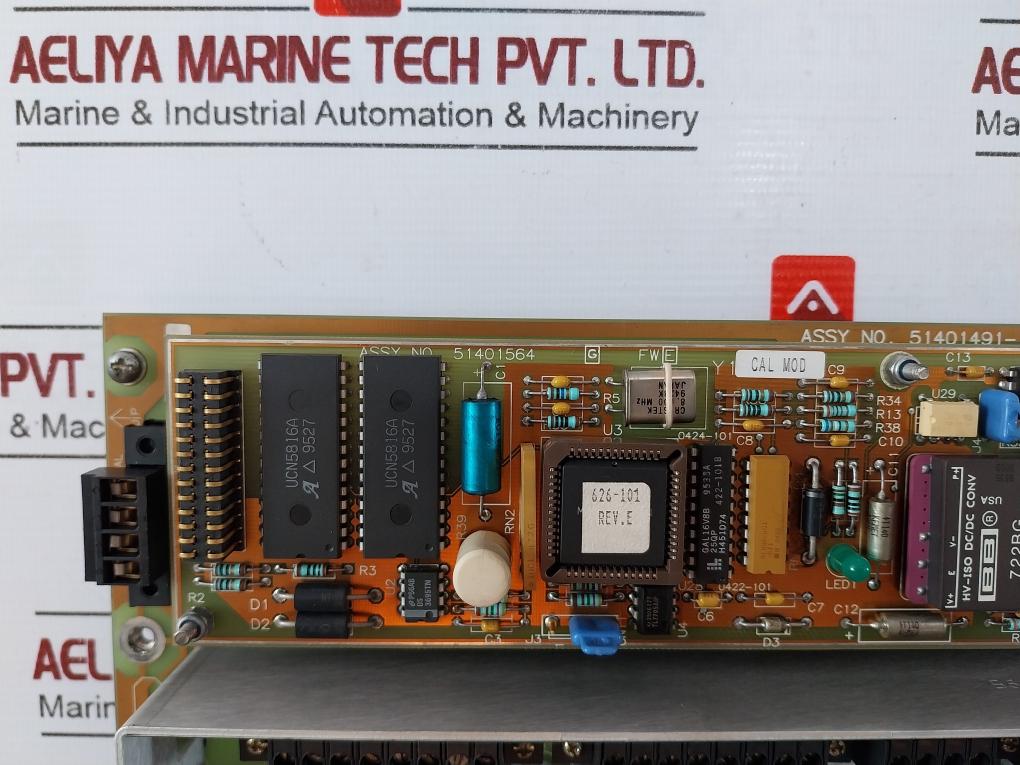 Honeywell 51401491-100 Low Level Analog Tc Mux/Filter Rev F/E 51304414-100A 250V