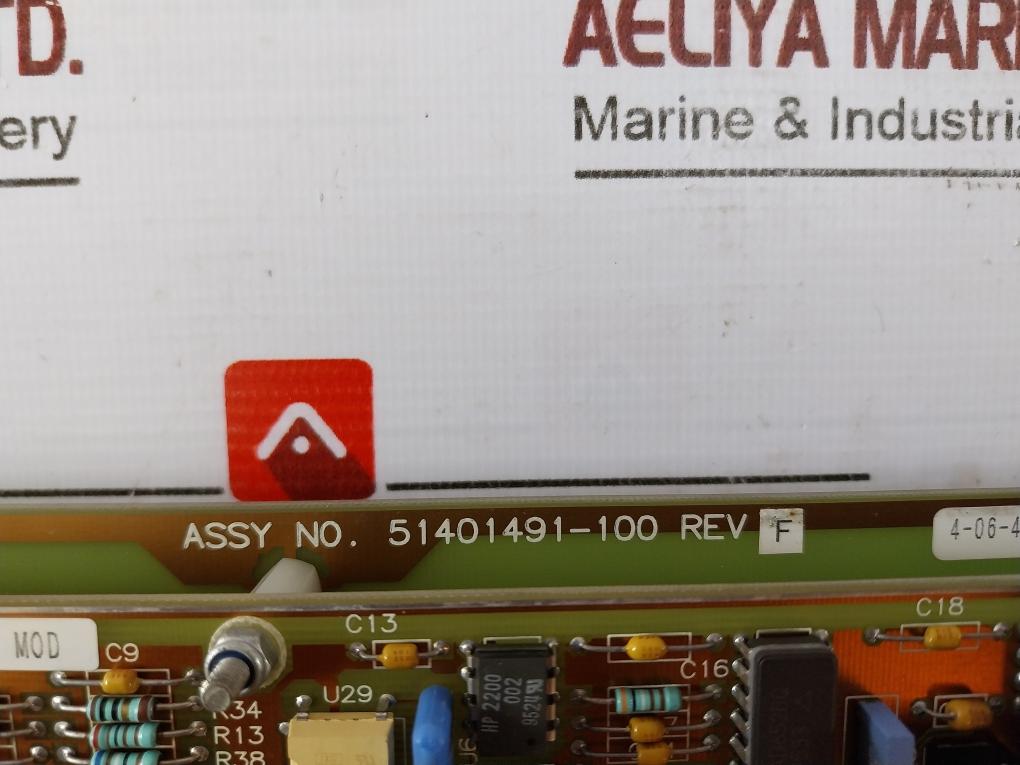 Honeywell 51401491-100 Low Level Analog Tc Mux/Filter Rev F/E 51304414-100A 250V