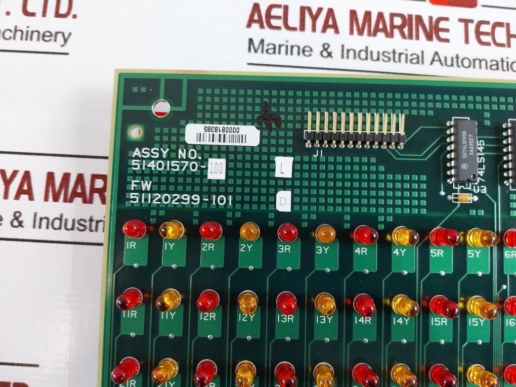 Honeywell 51401570-100 Pwb Keyboard I/F & Pc Board 0000818385 Rev.D 41206974353