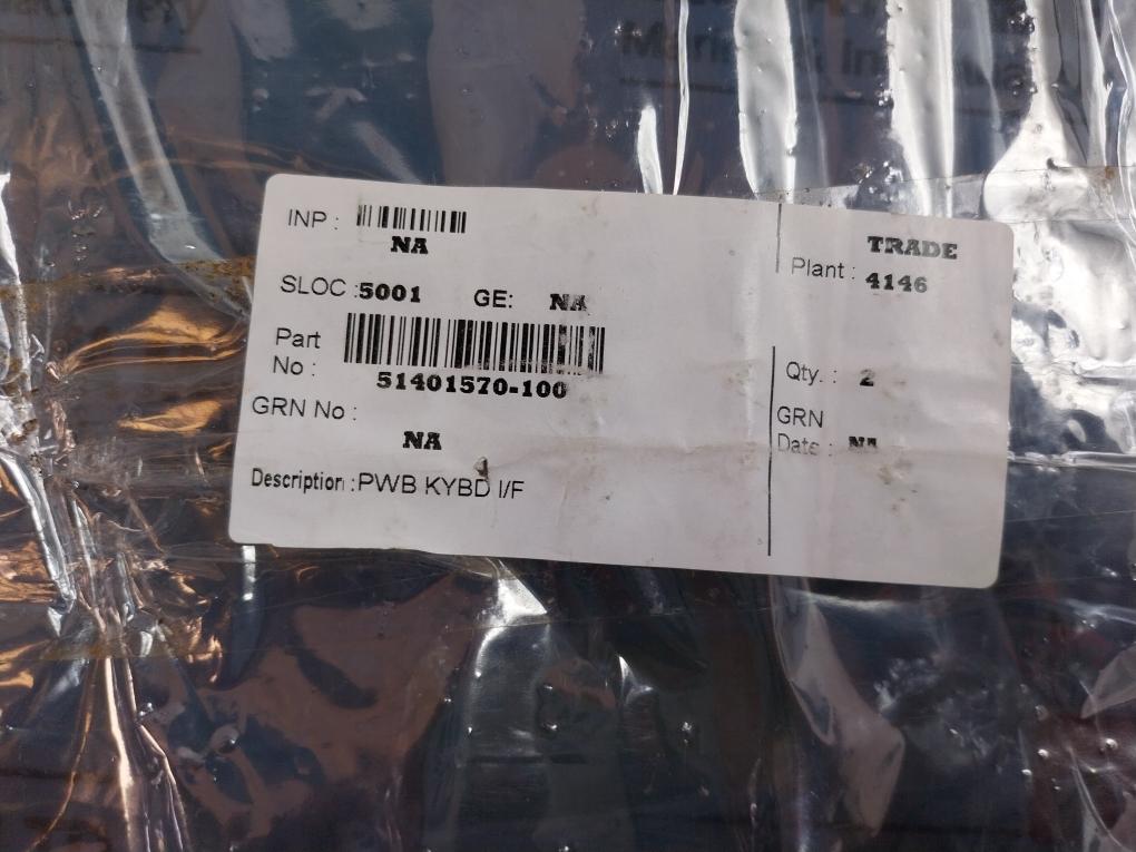 Honeywell 51401570-100 Pwb Keyboard I/F & Pc Board 0000818385 Rev.D 41206974353