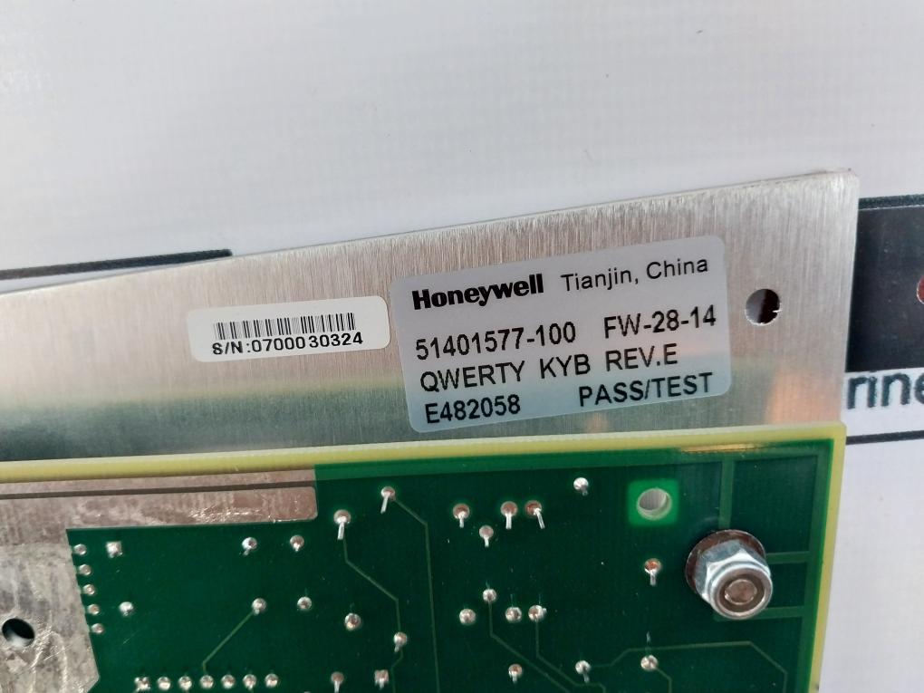 Honeywell 51401577-100 Qwerty Operator Keyboard Rev. E