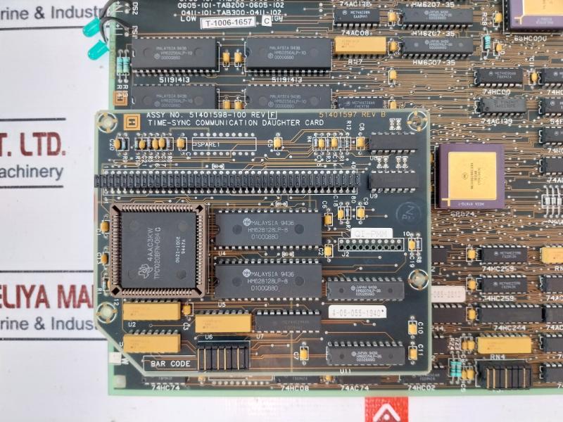 Honeywell 51401598-100 Time-sync Communication Daughter Card Rev: F