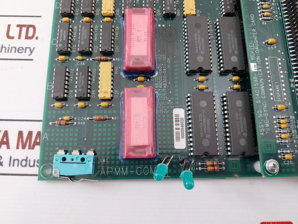 Honeywell 51401598-150 Time Sync Communication Daughter Board W/ 51304685-150
