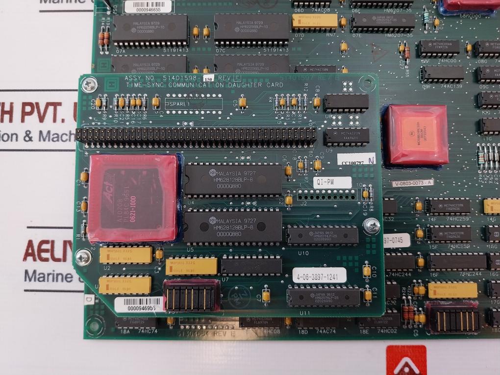 Honeywell 51401598-150 Time Sync Communication Daughter Board W/ 51304685-150