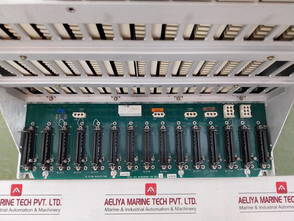 Honeywell 51401618-100 15 Slot Siom Backplane System Assembly 51402599-100 Rev-b