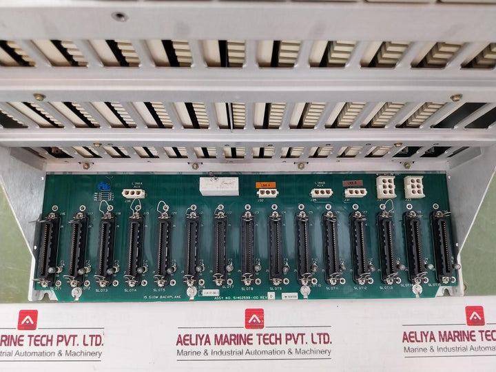 Honeywell 51401618-100 15 Slot Siom Backplane System Assembly 51402599-100 Rev-b