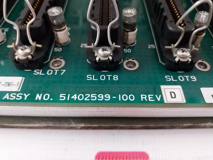 Honeywell 51401618-100 15 Slot Siom Backplane System Assembly 51402599-100 Rev-b