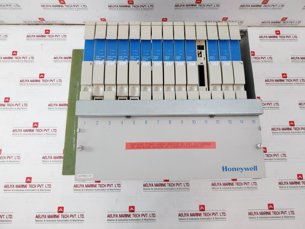 Honeywell 51401618-100 15 Slot Siom Backplane System Assembly 51402599-100 Rev-b