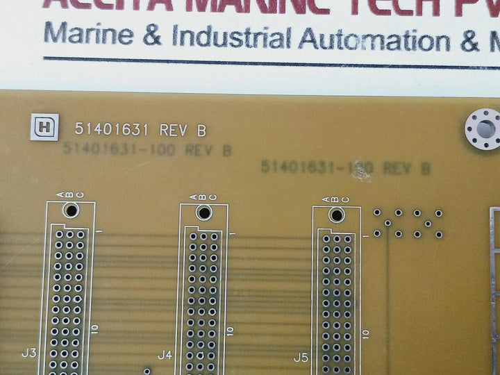 Honeywell 51401632-100 Back Panel Module Rev B 51401631 94V-0, P-v0-4