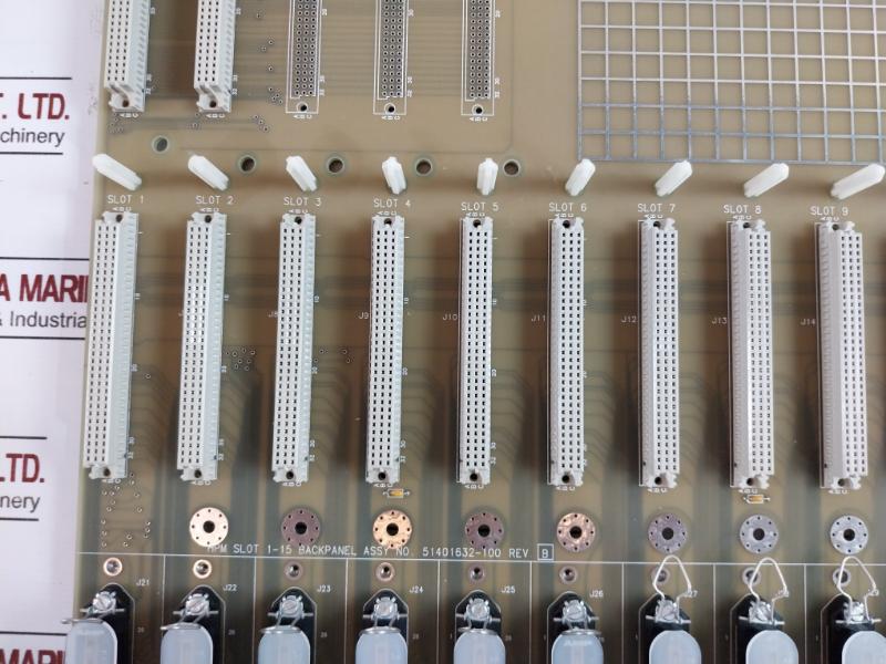 Honeywell 51401632-100 Hpm 1-15 Slot Backpanel 51401631-100 Rev B