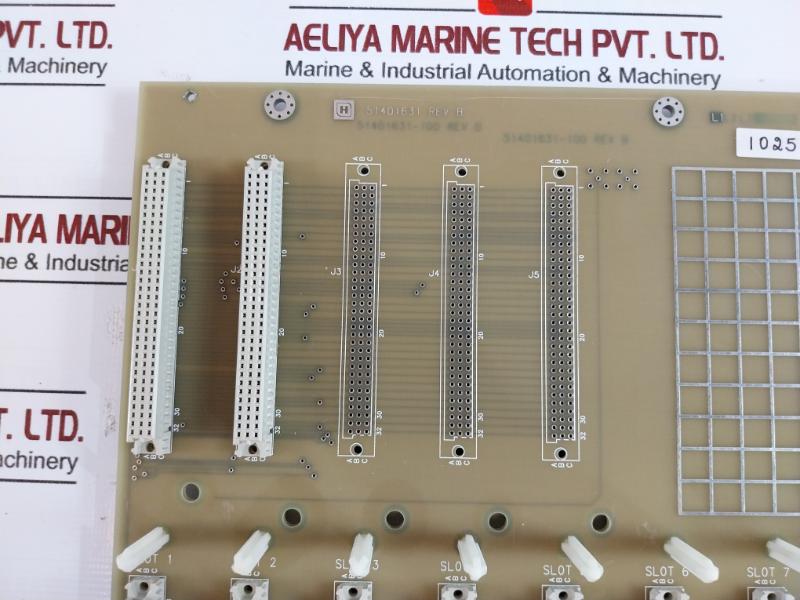 Honeywell 51401632-100 Hpm 1-15 Slot Backpanel 51401631-100 Rev B