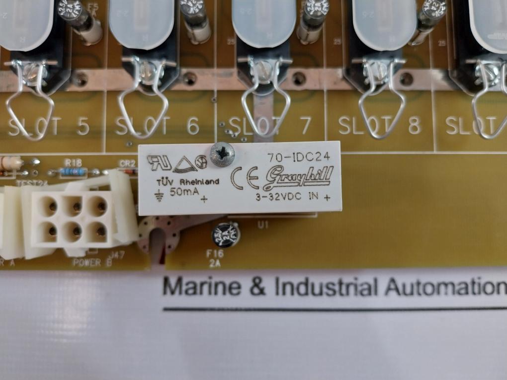 Honeywell 51401632-100 Process Board Hpm Slot 1-15 Backplane 51401632-100 Rev B